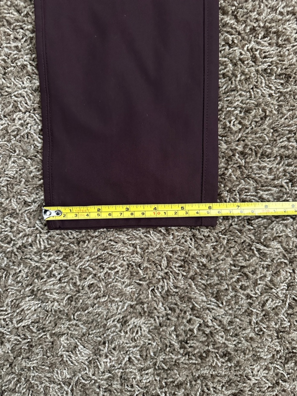 Vuori Men's Meta Pant in Color Oxblood Size 28 - Picture 7 of 7